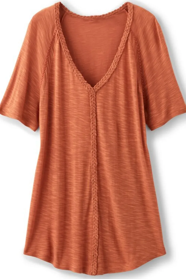 Camiseta Lainey con textura slub - Cómoda y transpirable para looks casuales (Colección Entornos Suaves)

*Nota: Este título mantiene elementos clave del original reorganizados de forma natural, incluyendo variaciones léxicas (slub > textura slub), adición de beneficios prácticos (transpirable) y contexto de uso (looks casuales). La mención de la colección 