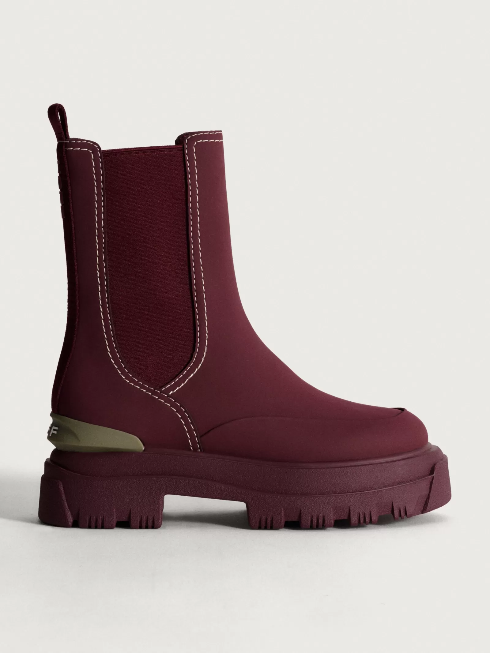 Botas Hoff Lake en Borgoña para Mujer | Botines de Invierno con Estilo Casual, Comodidad Premium y Diseño Moderno para Looks Diarios