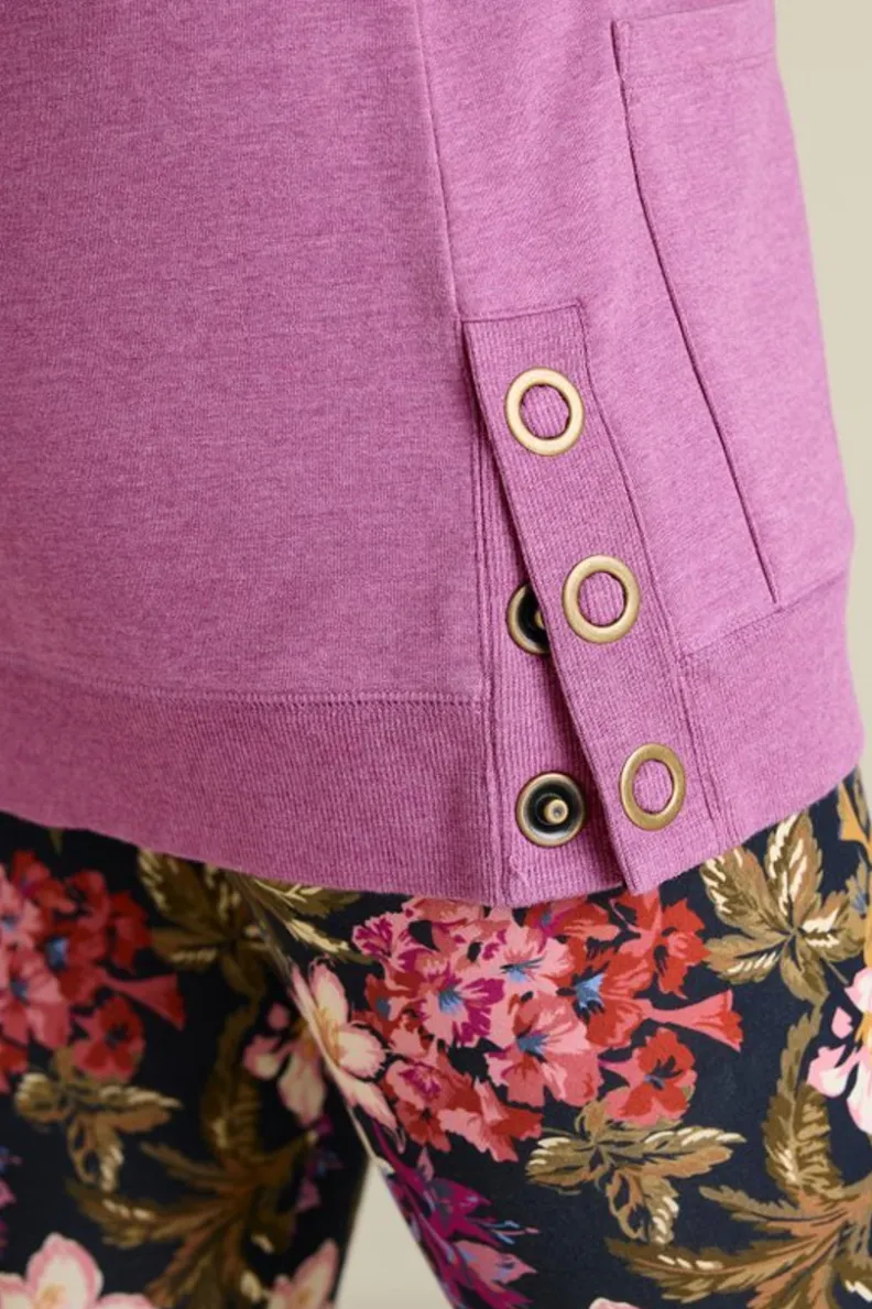 Blusas Casuales: Túnica Tejida Lakshmi con Mallas Ultra Suaves - Confort Soft Surroundings