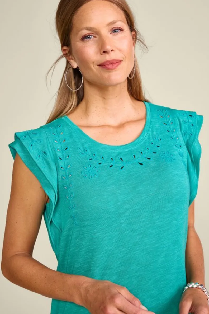 Blusa Modelo Libby - Confort Premium en Tonalidad Caribeño por Soft Surroundings