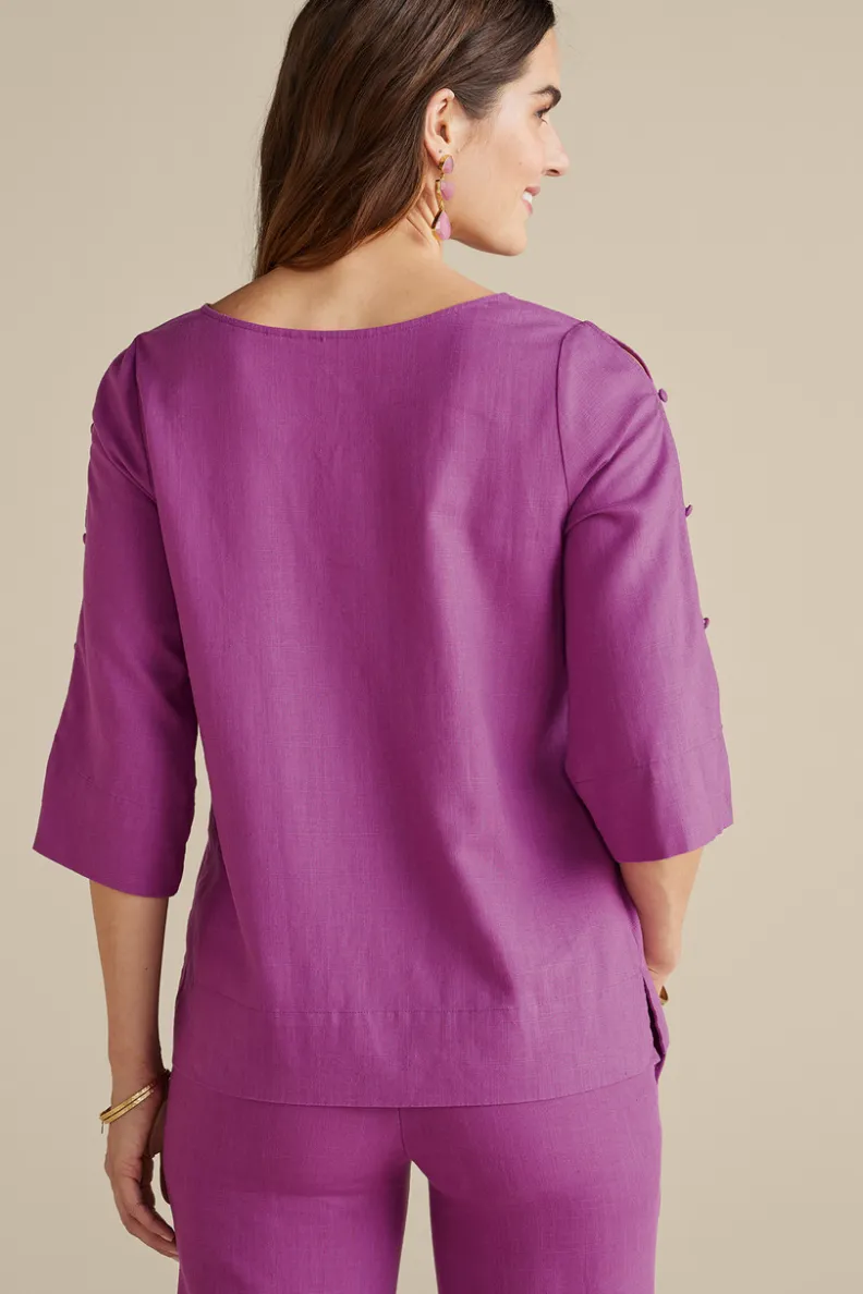 Blusa Lizette de Soft Surroundings - Comodidad y Elegancia en Prenda Esencial para Temporada | Diseño Exclusivo en Tops Femeninos