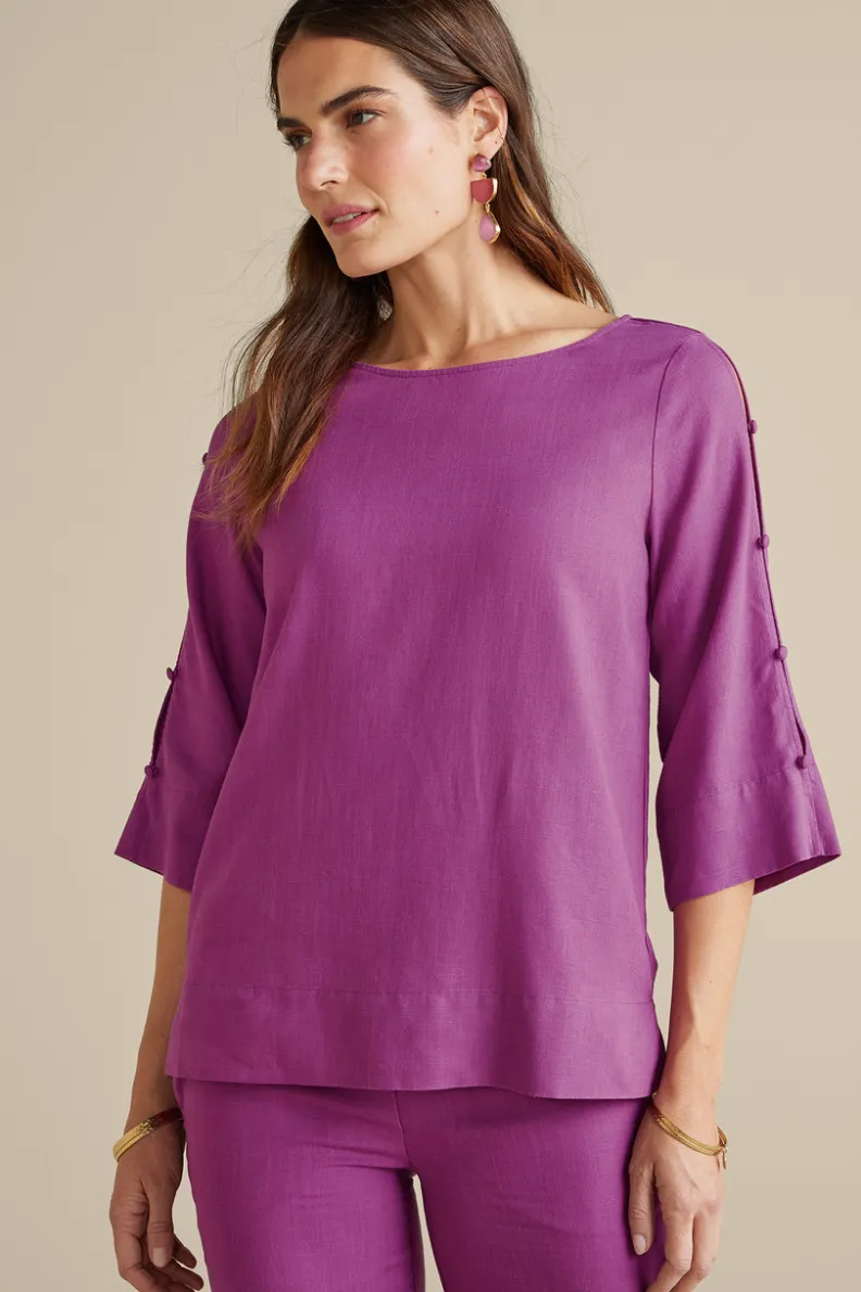 Blusa Lizette de Soft Surroundings - Comodidad y Elegancia en Prenda Esencial para Temporada | Diseño Exclusivo en Tops Femeninos