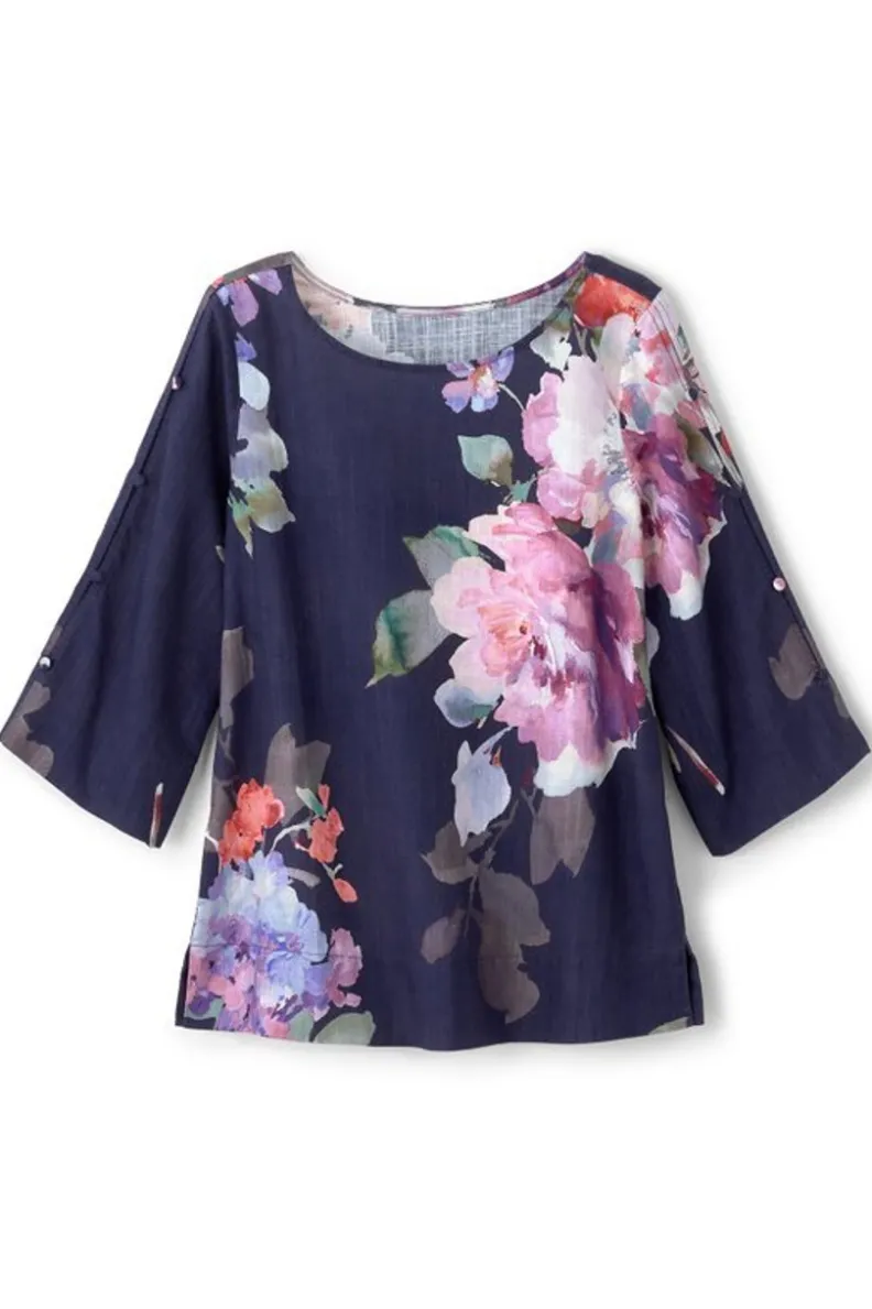 Blusa Lizette de Soft Surroundings - Comodidad y Elegancia en Prenda Esencial para Temporada | Diseño Exclusivo en Tops Femeninos