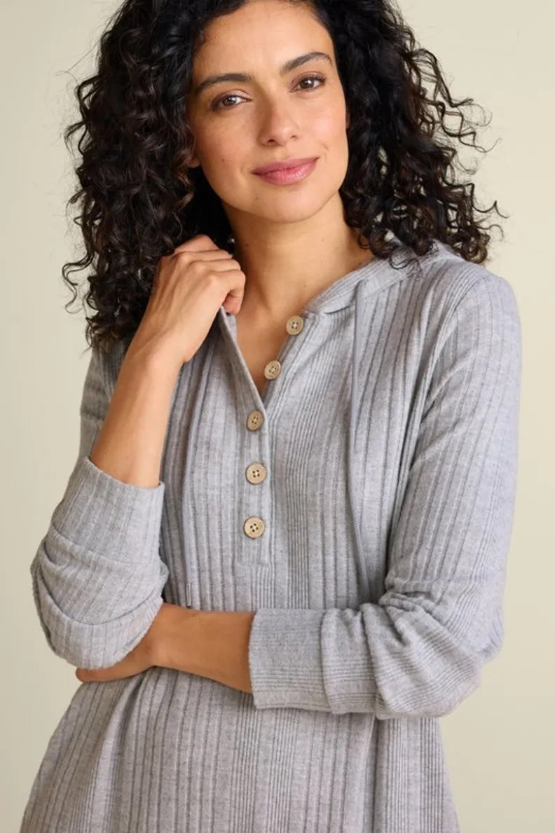Vestidos | Ropa para Dormir y Hogar - Ambiente Suave Vestido Hogareño Confort Gris Melange