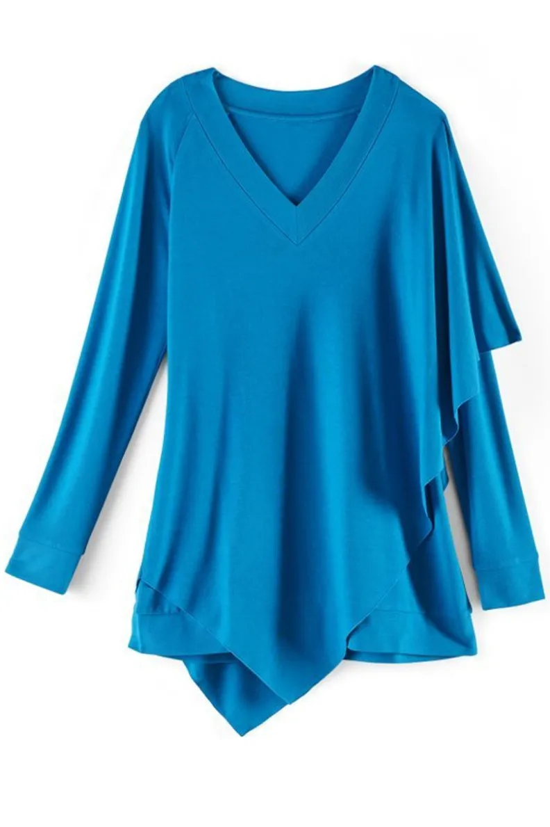 Elegante Túnica Madeline I de Soft Surroundings - Conjunto Versátil con Leggings para Looks Cómodos y Estilosos