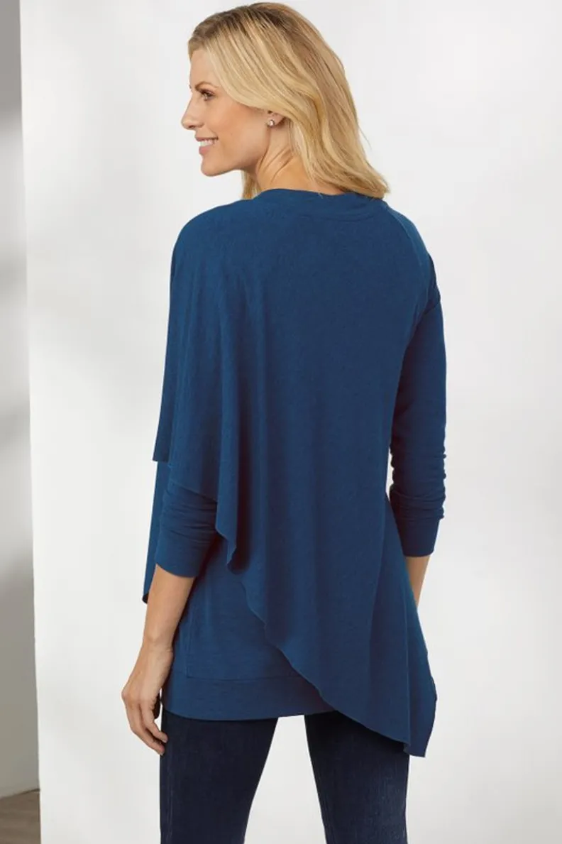 Elegante Túnica Madeline I de Soft Surroundings - Conjunto Versátil con Leggings para Looks Cómodos y Estilosos