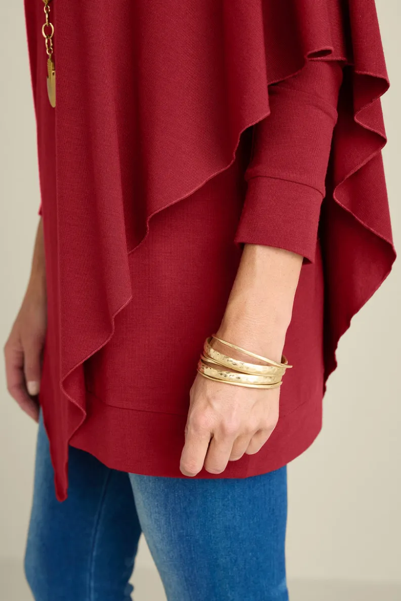 Elegante Túnica Madeline I de Soft Surroundings - Conjunto Versátil con Leggings para Looks Cómodos y Estilosos