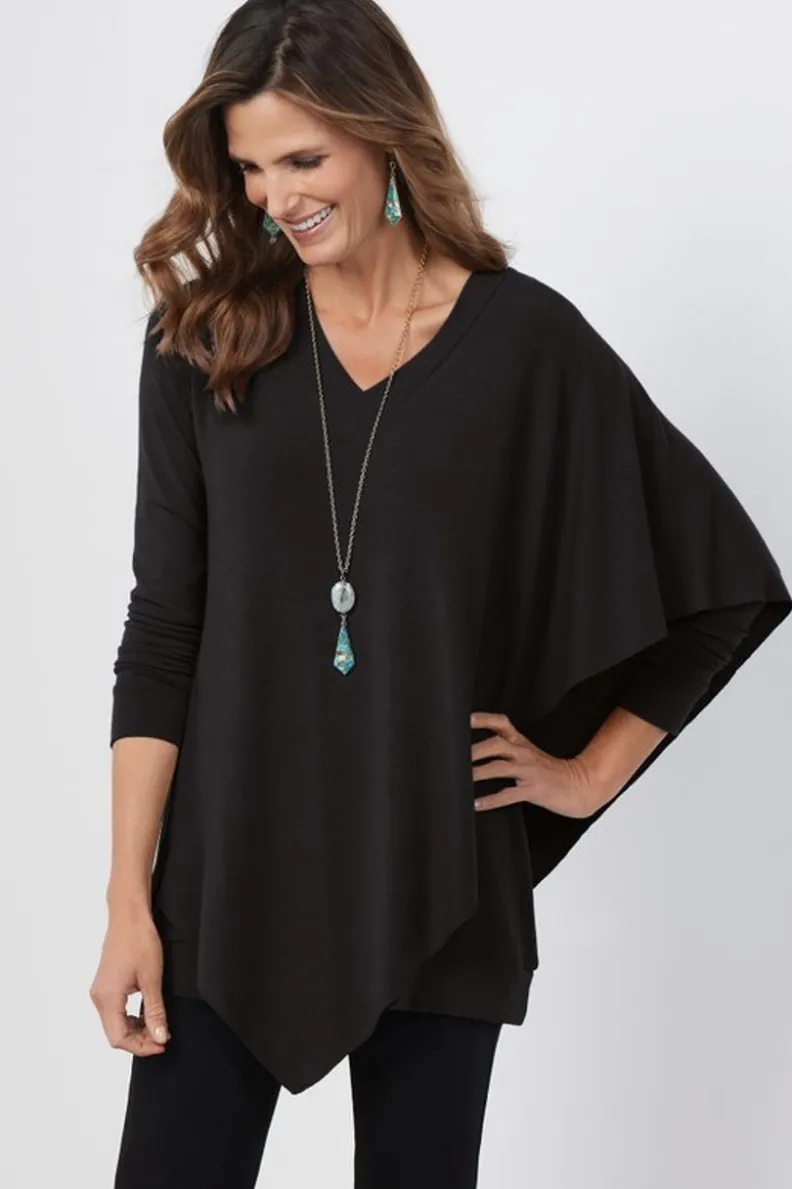 Elegante Túnica Madeline I de Soft Surroundings - Conjunto Versátil con Leggings para Looks Cómodos y Estilosos