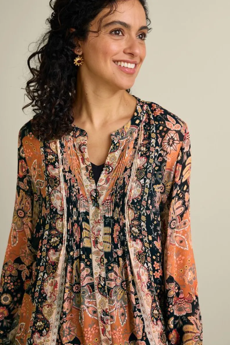 Blusas y Túnicas Versátiles - Conjunto Makara con Top Estiloso y Camiseta Cómoda de Soft Surroundings