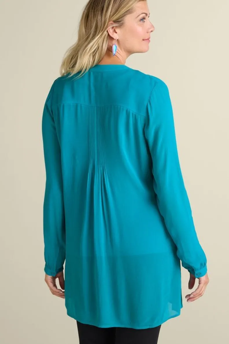 Blusas y Túnicas Versátiles - Conjunto Makara con Top Estiloso y Camiseta Cómoda de Soft Surroundings