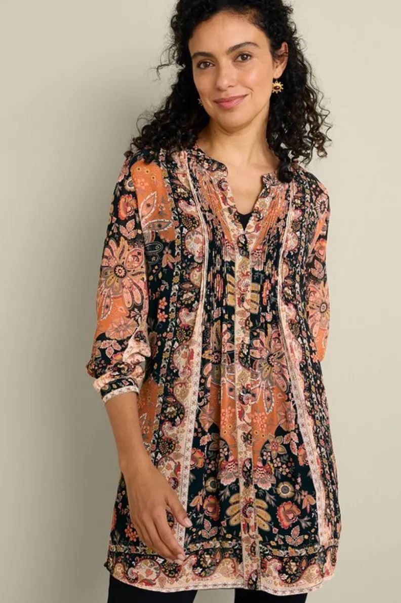 Blusas y Túnicas Versátiles - Conjunto Makara con Top Estiloso y Camiseta Cómoda de Soft Surroundings