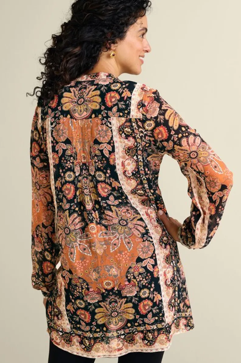 Blusas y Túnicas Versátiles - Conjunto Makara con Top Estiloso y Camiseta Cómoda de Soft Surroundings
