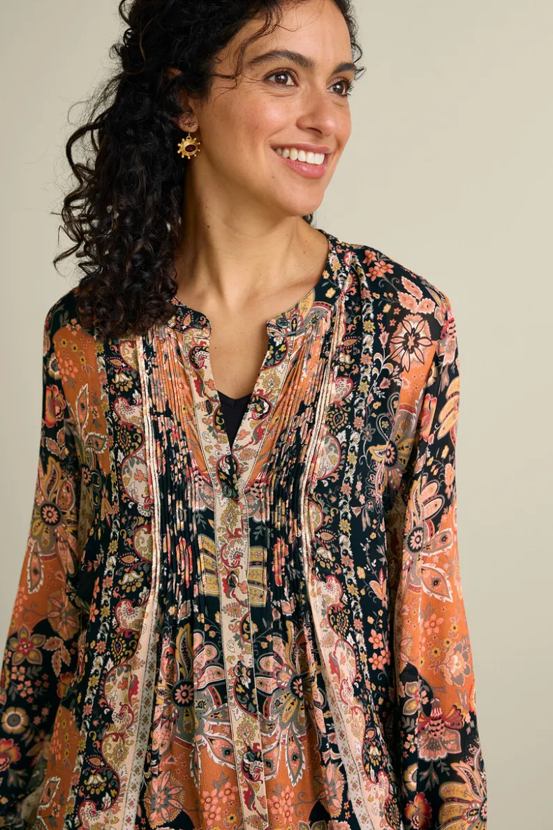 Blusas y Túnicas Versátiles - Conjunto Makara con Top Estiloso y Camiseta Cómoda de Soft Surroundings