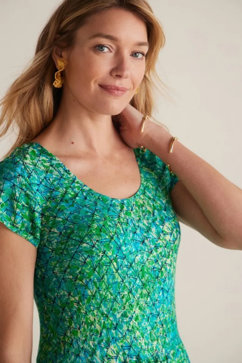 Vestido Mariana de Soft Surroundings - Elegancia Boho con Tejido Fluido y Detalles Artesanales