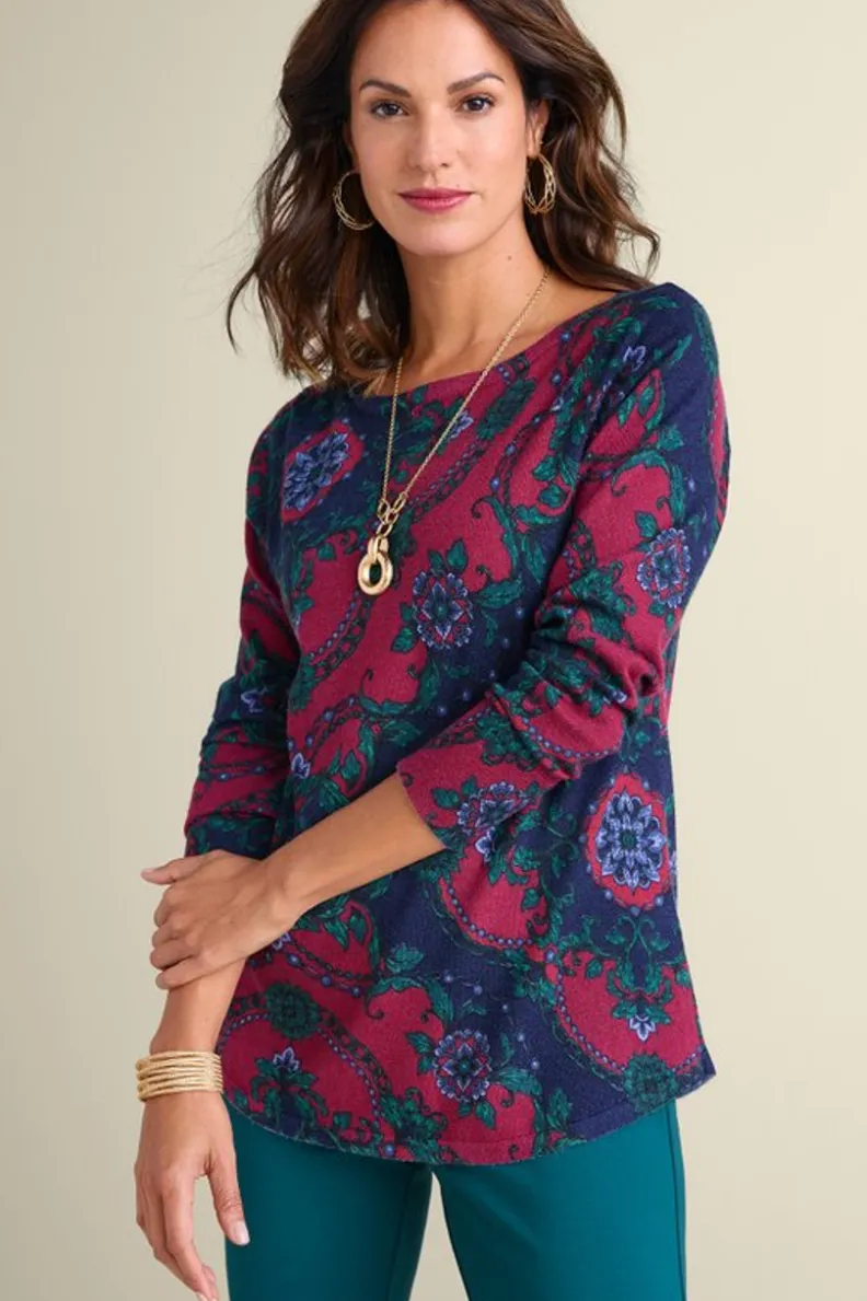 Suéteres y Cárdigans Acogedores: Túnica Marlyn de Soft Surroundings - Diseño Versátil con Toque Elegante