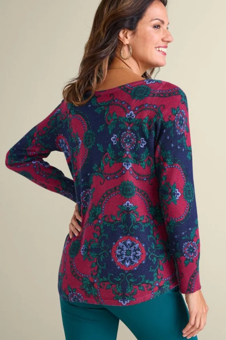 Suéteres y Cárdigans Acogedores: Túnica Marlyn de Soft Surroundings - Diseño Versátil con Toque Elegante