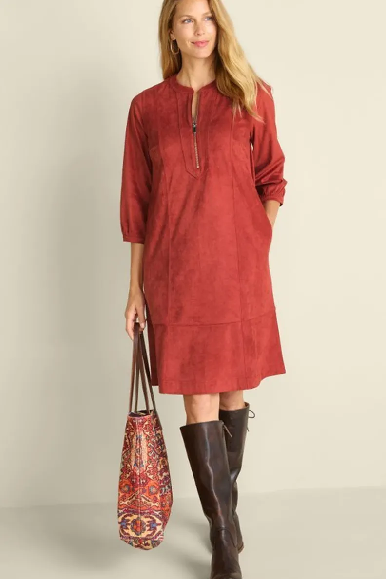Vestido Martine en Piel Ecológica - Inspiración Bossa Nova para Otoño/Invierno (Soft Surroundings Collection)