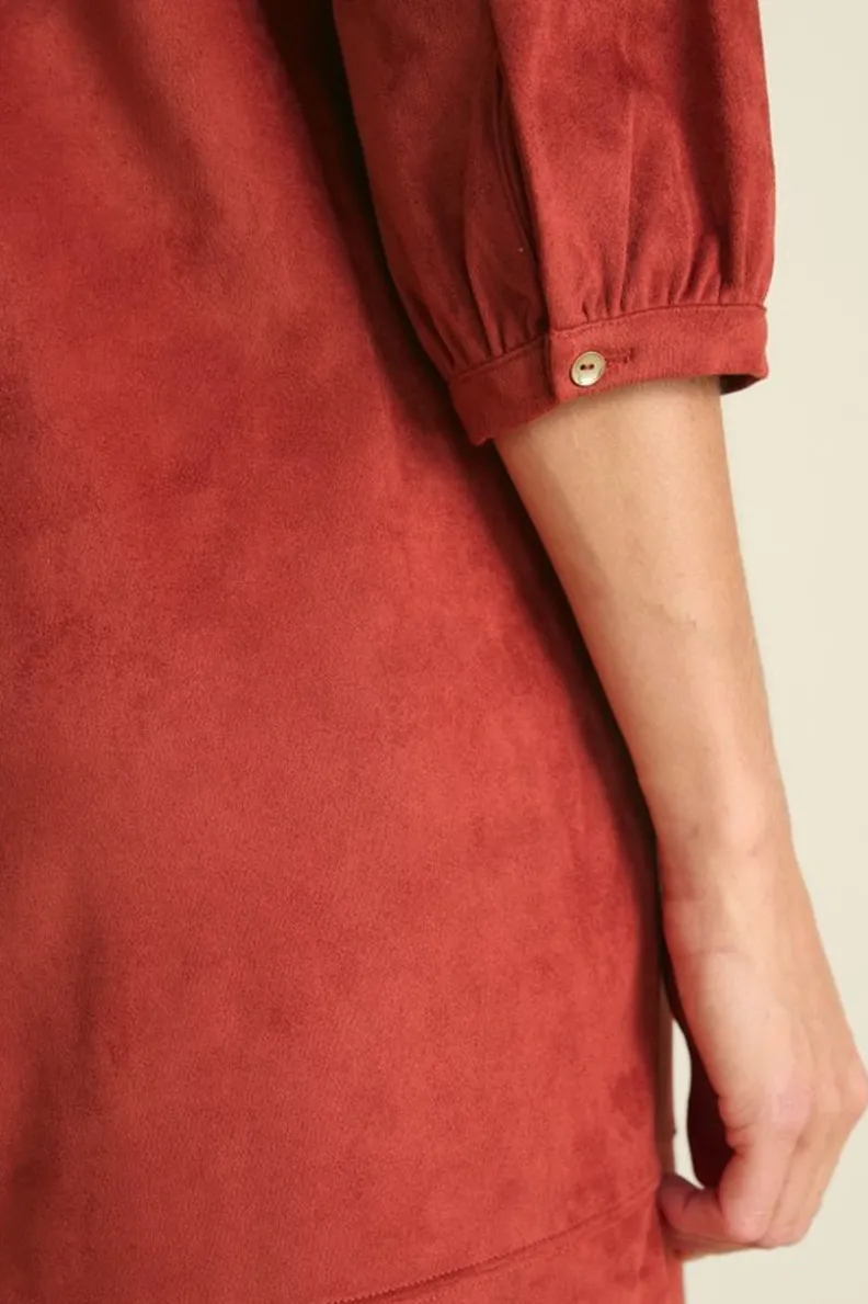 Vestido Martine en Piel Ecológica - Inspiración Bossa Nova para Otoño/Invierno (Soft Surroundings Collection)