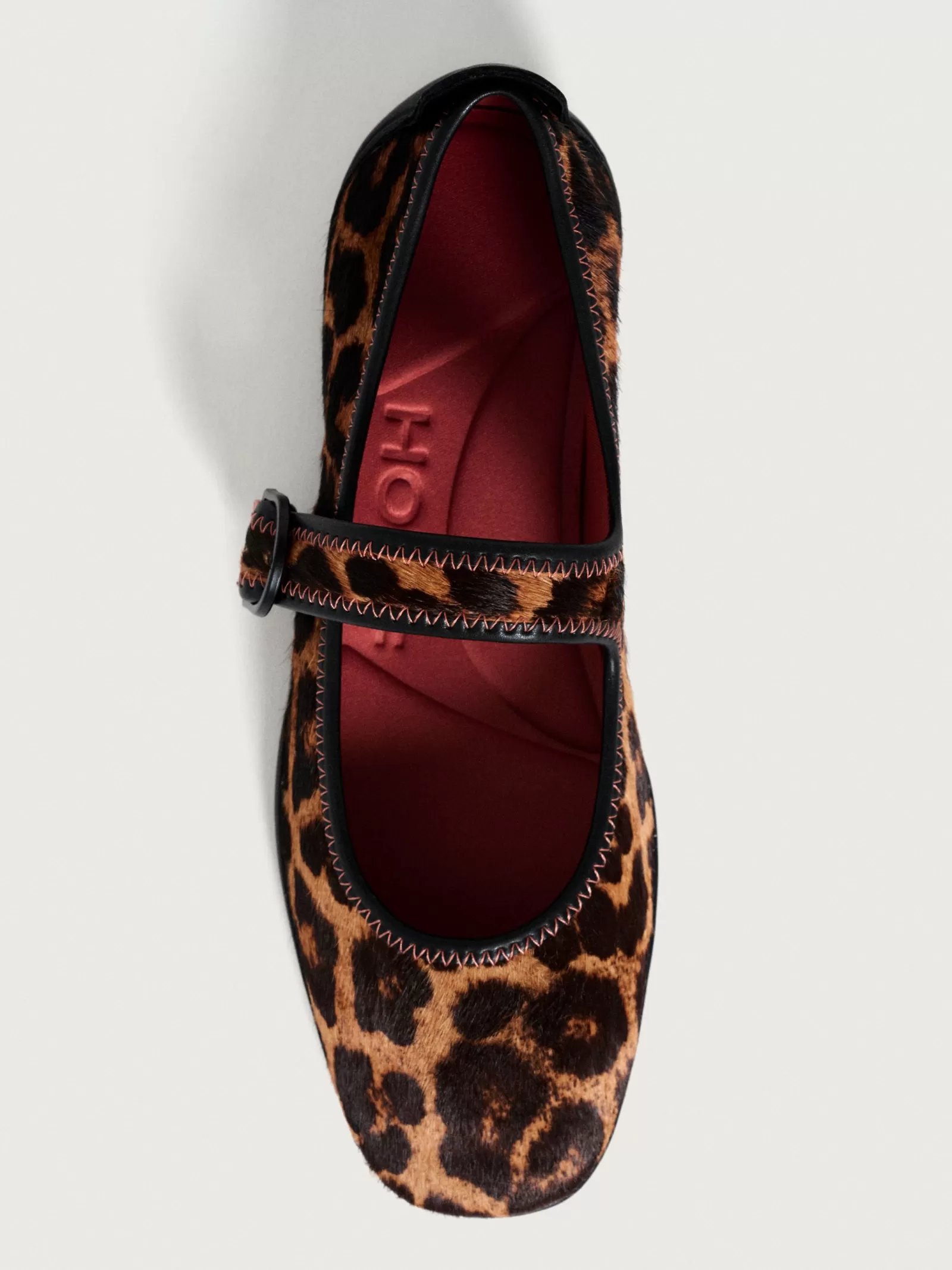 HOFF - Mary Jane Scala para Mujer: Zapatos Planos Cómodos con Estampado Exótico en Tono Tierra