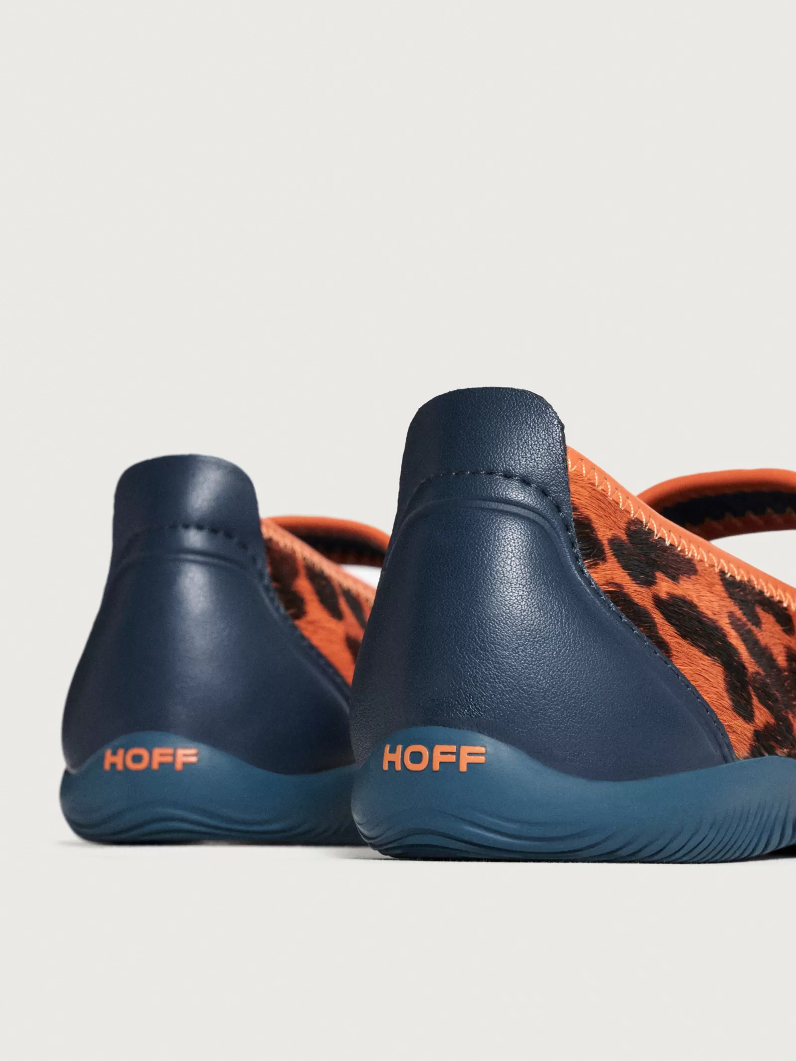 Zapatos Planos Mujer HOFF Mary Jane Scala - Estampado Animal en Naranja | Estilo Casual con Toque Salvaje