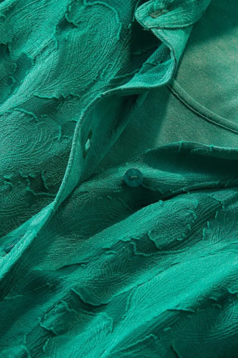 Túnica Jacquard Matine con Camiseta Interior - Verde Bosque • Colección Soft Surroundings