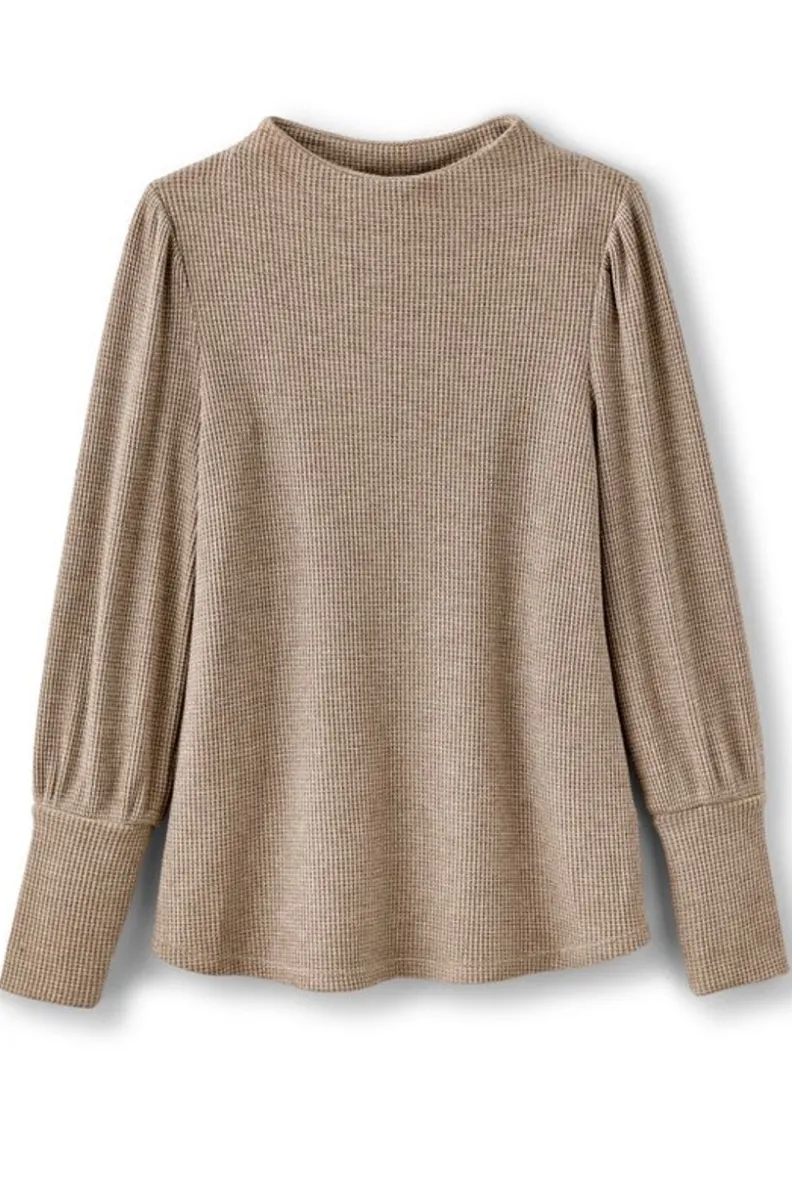 Jersey acanalado Melina: comodidad en tejido suave de Soft Surroundings