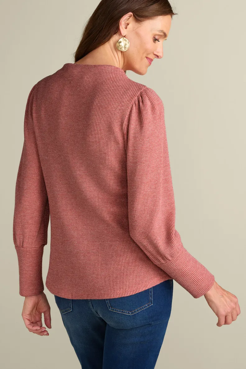 Jersey acanalado Melina: comodidad en tejido suave de Soft Surroundings