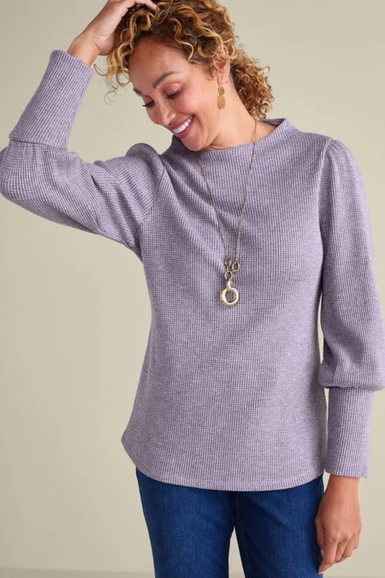 Jersey acanalado Melina: comodidad en tejido suave de Soft Surroundings