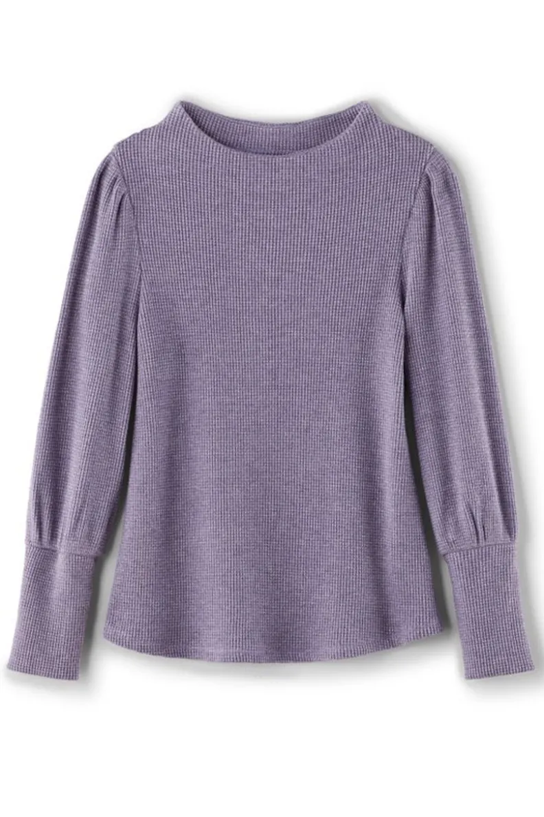Jersey acanalado Melina: comodidad en tejido suave de Soft Surroundings