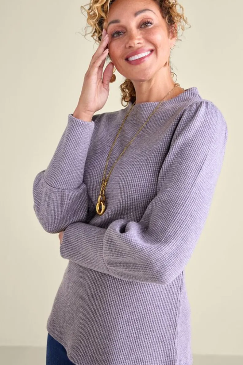 Jersey acanalado Melina: comodidad en tejido suave de Soft Surroundings