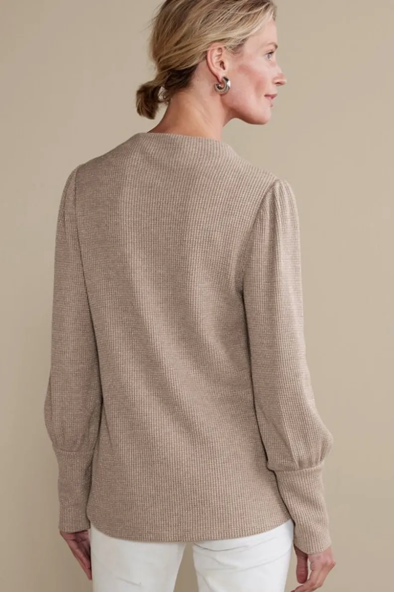 Jersey acanalado Melina: comodidad en tejido suave de Soft Surroundings