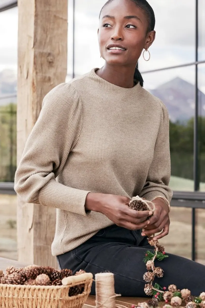 Jersey acanalado Melina: comodidad en tejido suave de Soft Surroundings