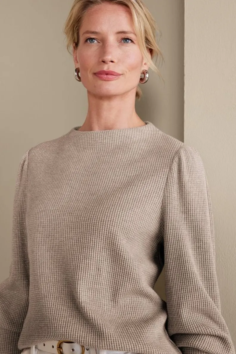 Jersey acanalado Melina: comodidad en tejido suave de Soft Surroundings
