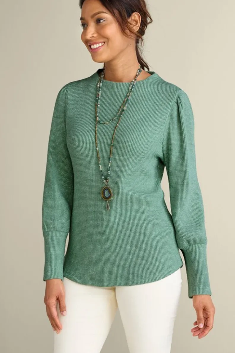 Jersey acanalado Melina: comodidad en tejido suave de Soft Surroundings