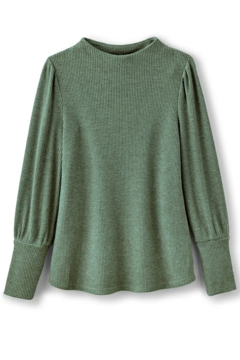 Jersey acanalado Melina: comodidad en tejido suave de Soft Surroundings