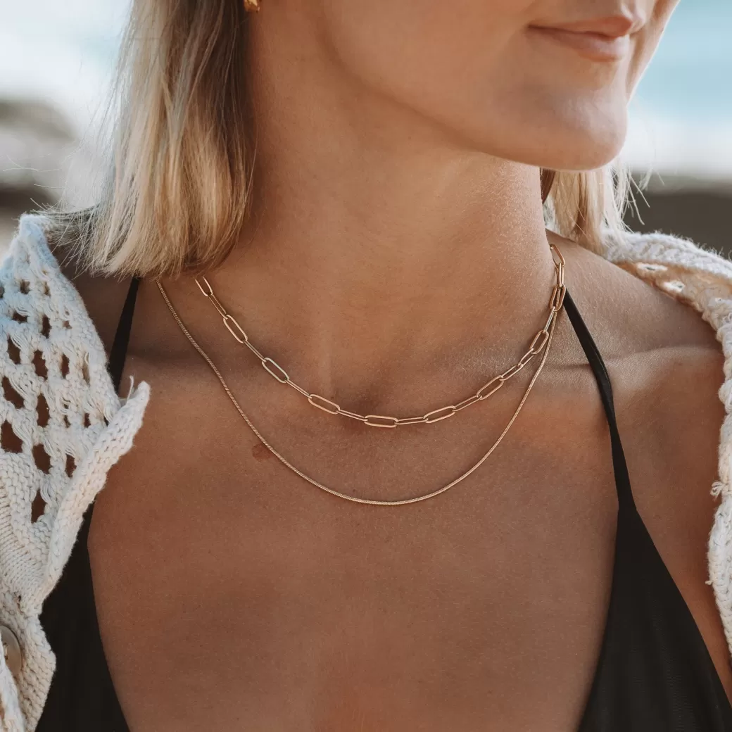 Collar Melrose Elegante con Diseño Multinivel - Joyería Atolea en Línea