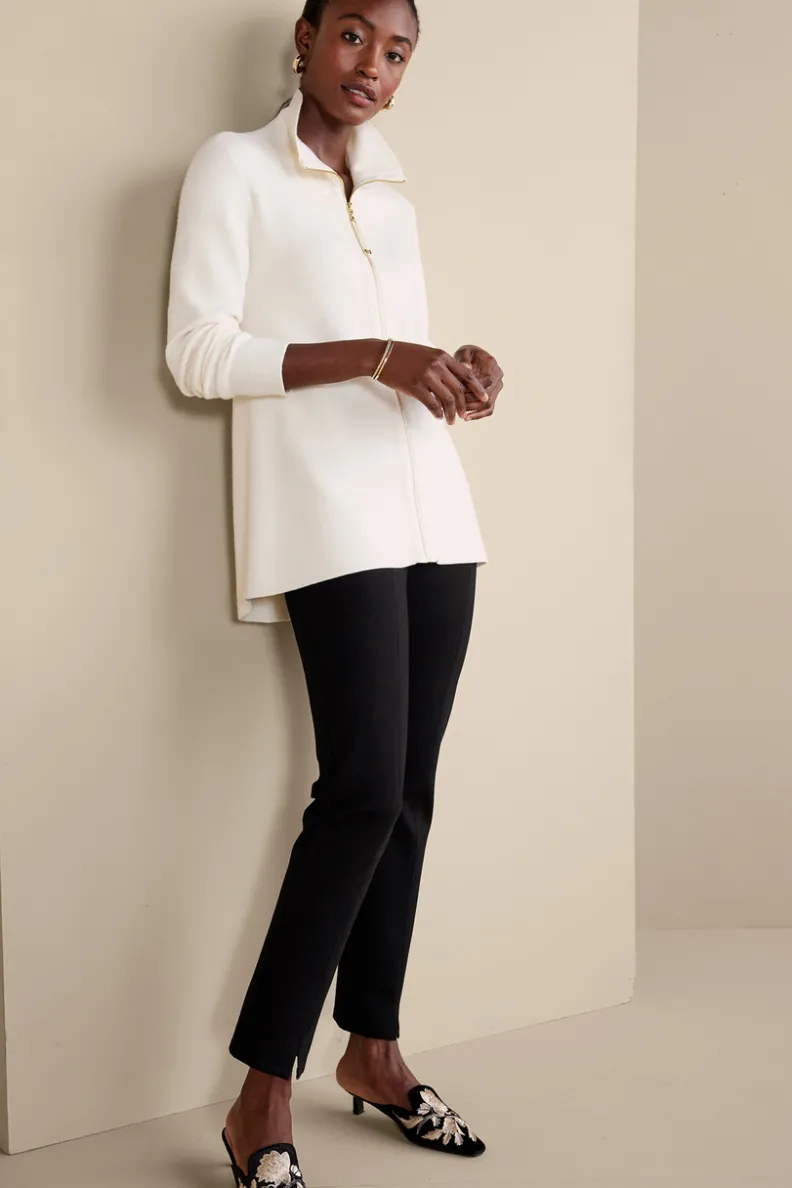 Chaqueta Cardigán Meria con Cremallera - Soft Surroundings | Suéteres y Abrigos Cálidos