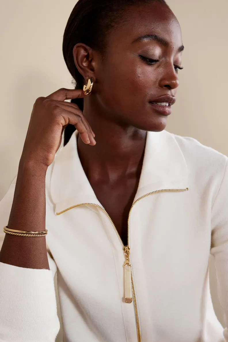 Chaqueta Cardigán Meria con Cremallera - Soft Surroundings | Suéteres y Abrigos Cálidos