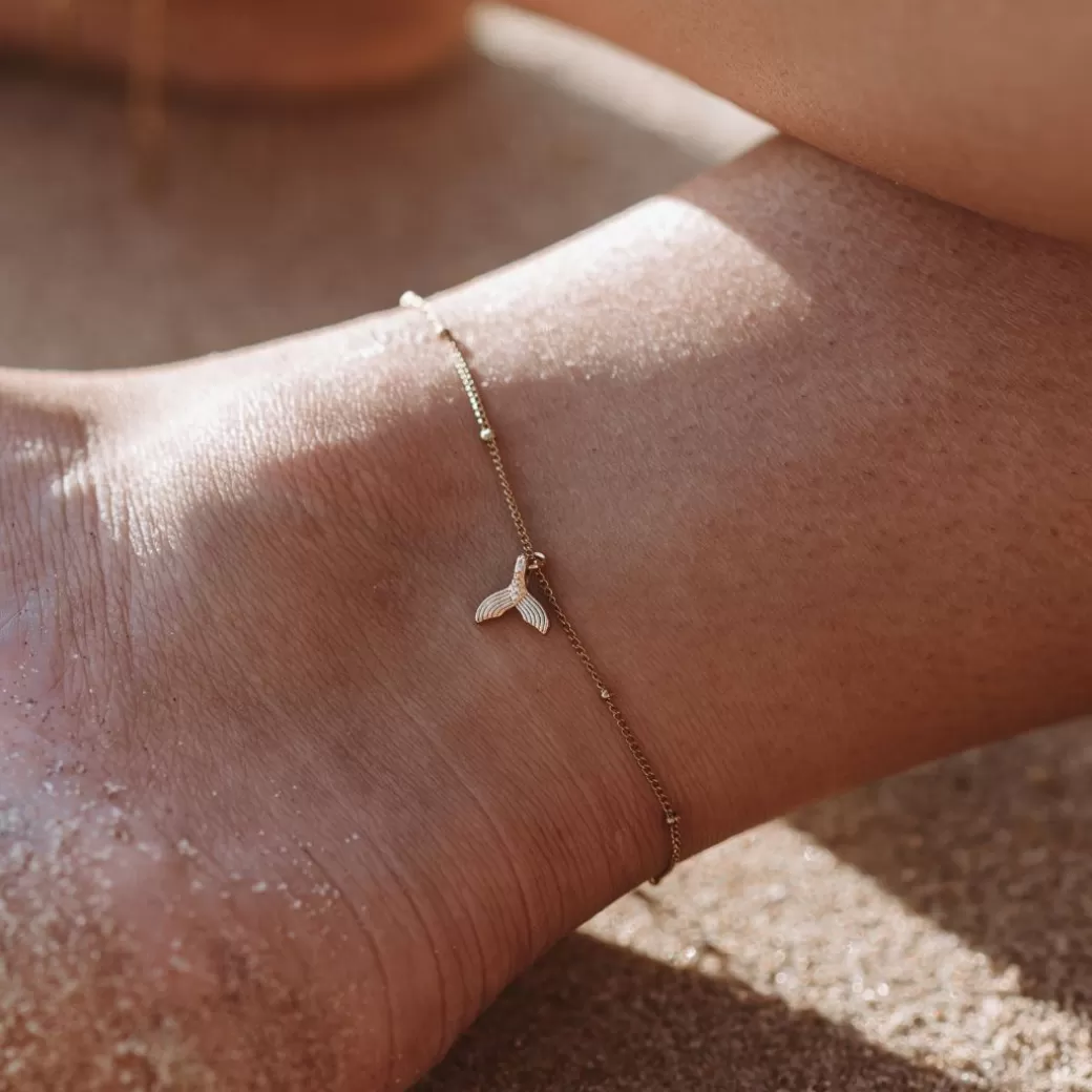 Tobillera Sirena Brillo Marino - Colección Exclusiva Atolea Joyería (Envío Rápido)