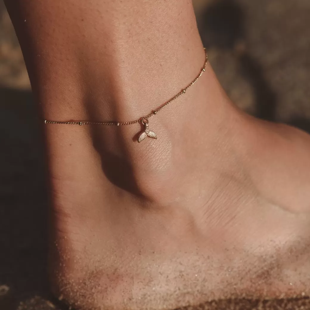 Tobillera Sirena Brillo Marino - Colección Exclusiva Atolea Joyería (Envío Rápido)