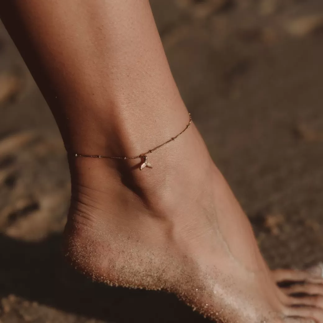 Tobillera Sirena Brillo Marino - Colección Exclusiva Atolea Joyería (Envío Rápido)