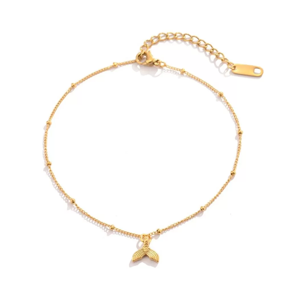 Tobillera Sirena Brillo Marino - Colección Exclusiva Atolea Joyería (Envío Rápido)