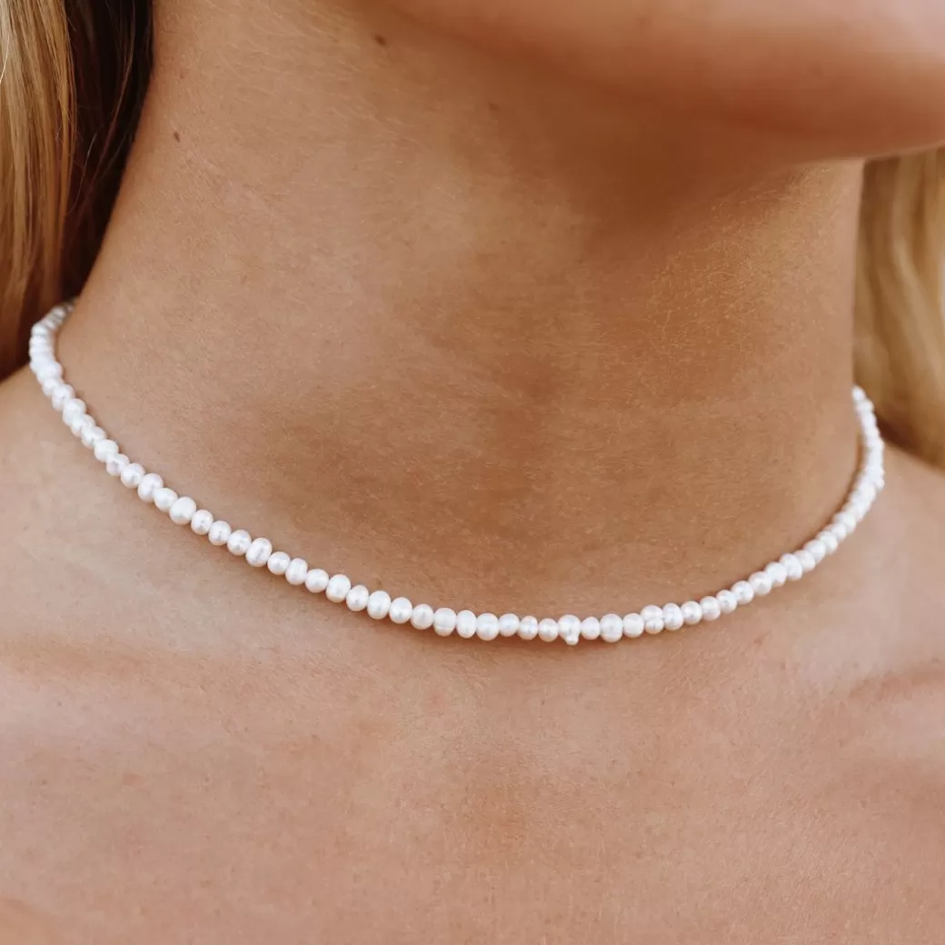 Collar de Perlas de Agua Dulce con Toque Elegante - Oferta Exclusiva Atolea ¡Sólo 24 Horas! 

(：，