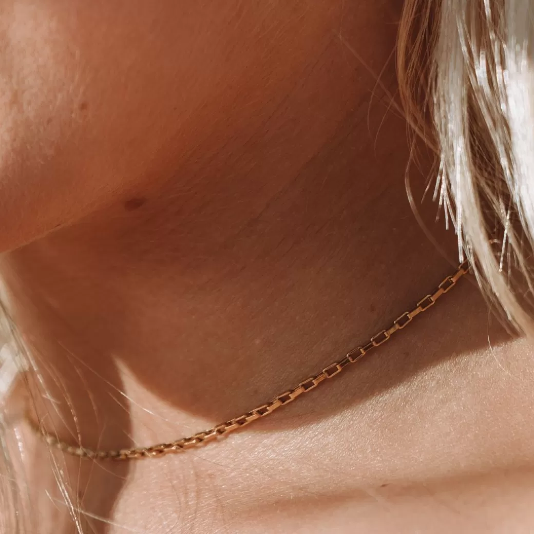 Exclusiva gargantilla de eslabones mini - Joyería Atolea | Oportunidad Única en Colección Oro

(：，、、、，，)