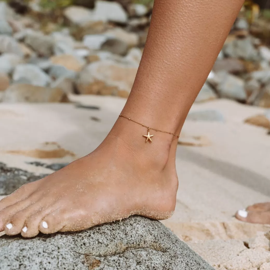 Pulsera Tobillera con Estrellita Marina - Joyería Atolea en Liquidación