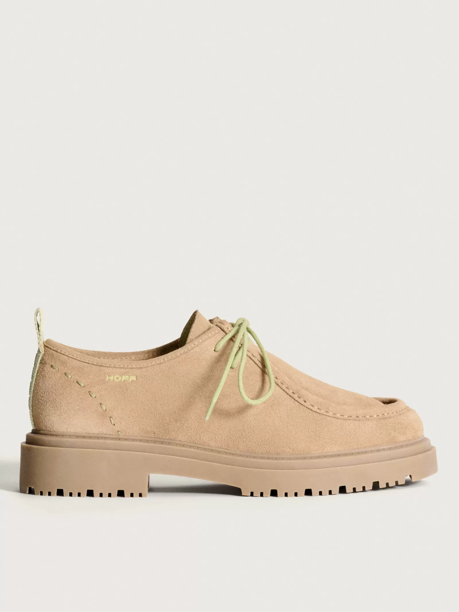 Mocasines Confort Hoff para Mujer - Estilo Minimalista en Taupe, Zapatos Planos con Diseño Liviano