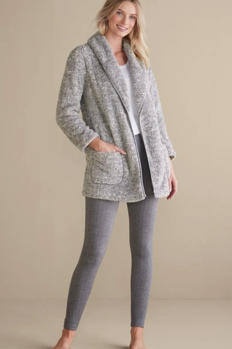 Abrigos y Chaquetas | Entornos Suaves - Cardigán Exquisito de Lujo, Abrigo de Punto Ultra Suave con Diseño Elegante para Mujer