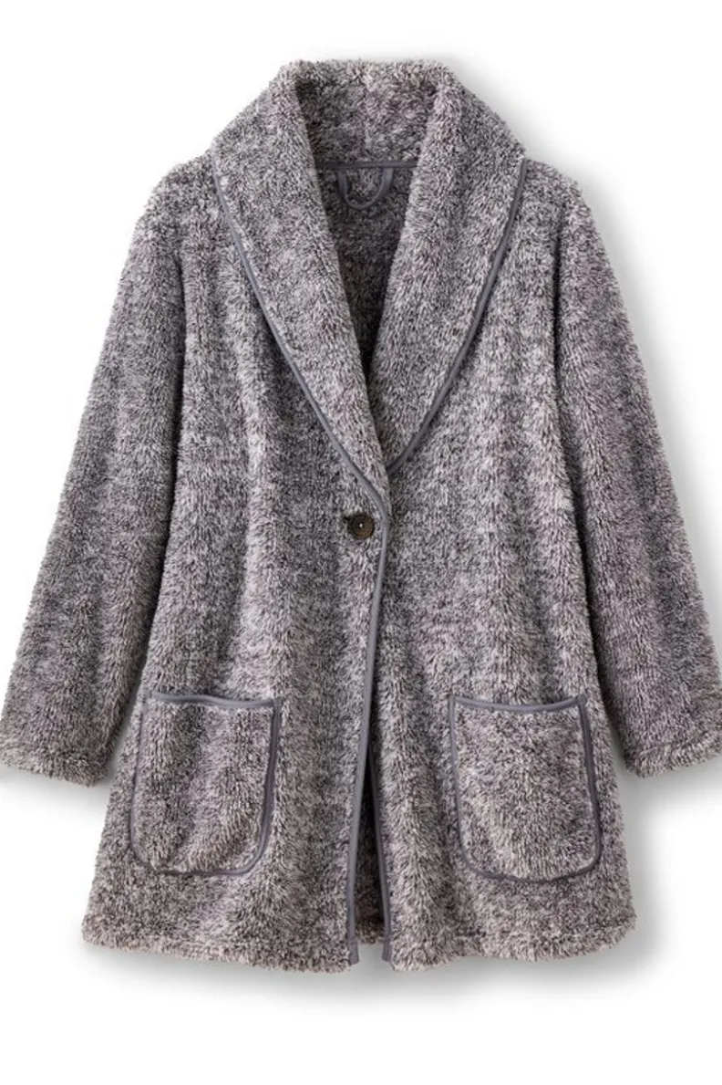 Abrigos y Chaquetas | Entornos Suaves - Cardigán Exquisito de Lujo, Abrigo de Punto Ultra Suave con Diseño Elegante para Mujer