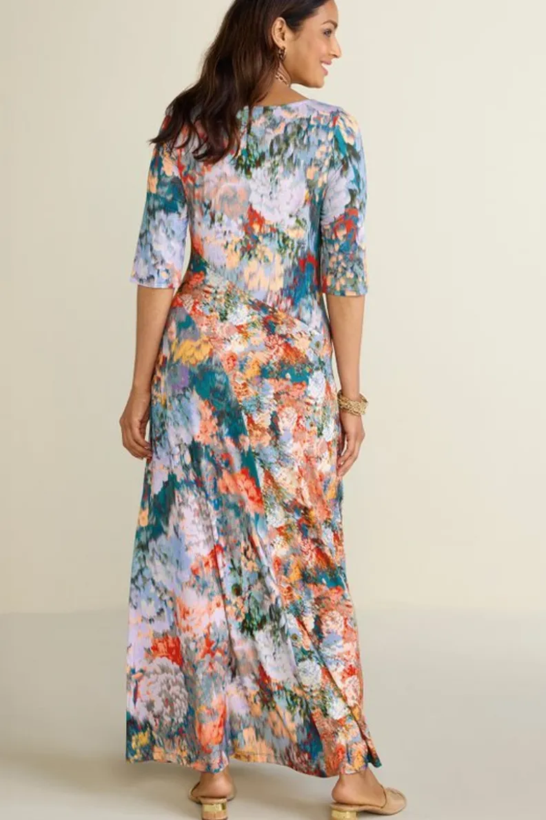 Vestido Nanette en Tonalidad Coral | Diseño Fresco con Detalles Flotantes | Colección Soft Surroundings para Estilos Boho-Chic