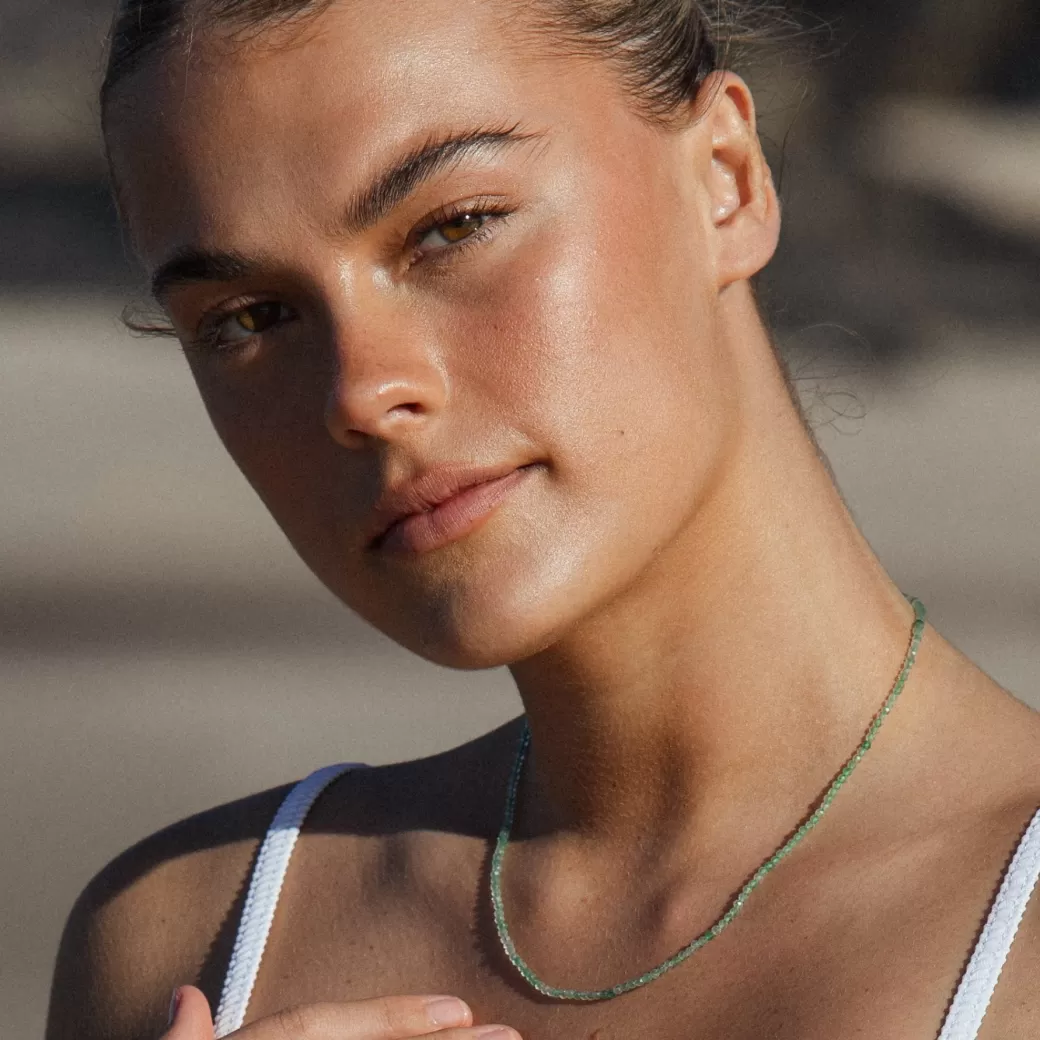 Atolea Joyería - Collar mini con detalle de cuentas inspirado en oasis